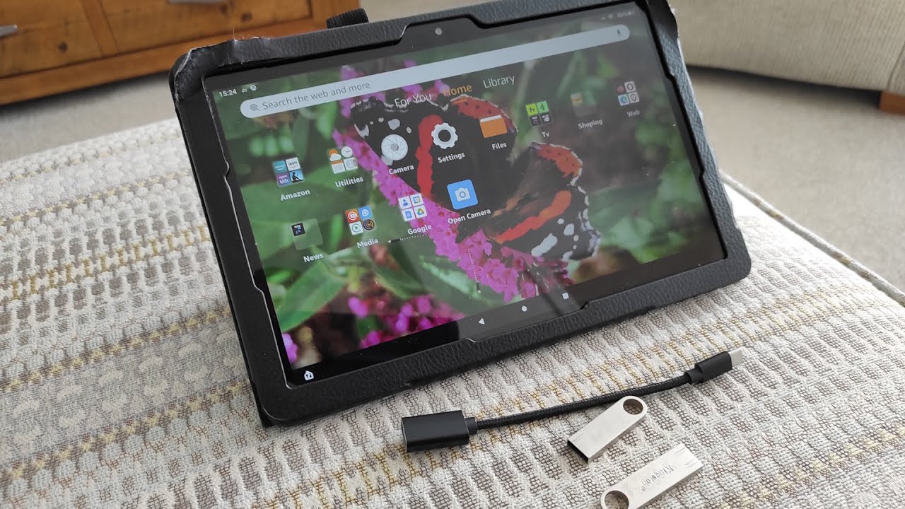 Как использовать USB-накопитель с планшетом Amazon Fire для передачи файлов