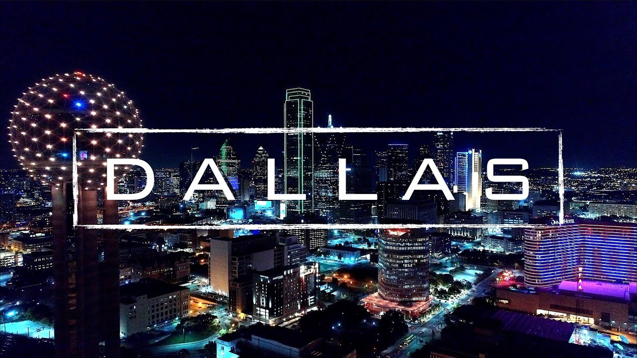 Dallas By Night | 4K Drone Footage