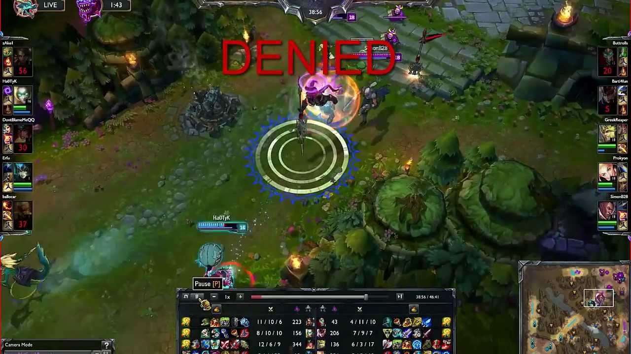 League of legends vines- JARVAN DENIED!