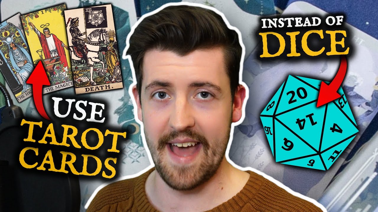 This TTRPG uses TAROT CARDS 🔮 instead of DICE 🎲