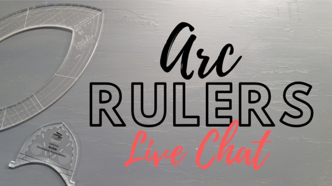 Live Chat with Angela Walters! Machine Quilting with Arc Rulers: How to Create Multiple Shapes