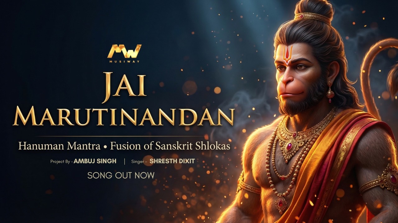 JAI MARUTINANDAN | Powerful Hanuman Mantra | Sanskrit Shlokas Fusion | Hanuman Devotional Song
