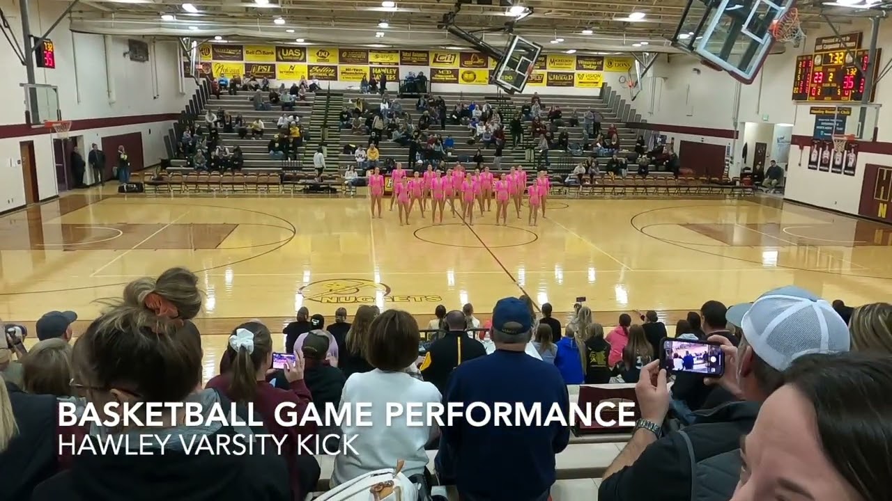 Hawley Dance Team Basketball Performance