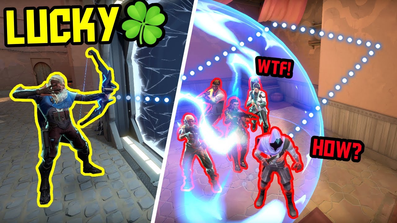 VALORANT But Every Clip is SUPER Lucky...