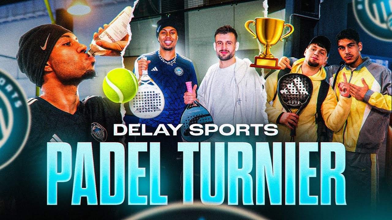 DELAY SPORTS PADEL TURNIER!🏆 32 Spieler + mit Ingame Mikrofon👀🎤