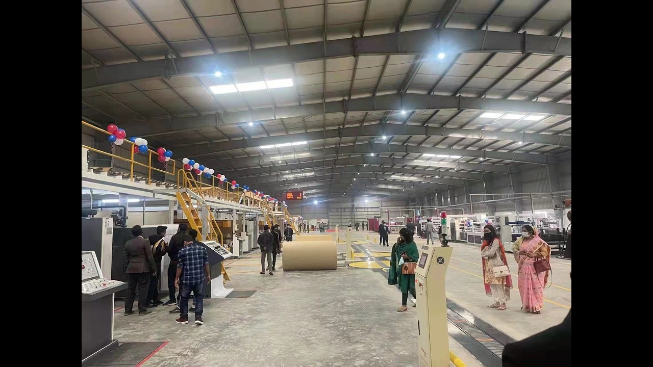 North Pack 3 / 5/ 7 Layer Corrugated Production Line Automatic Plant Machine #machine #factory