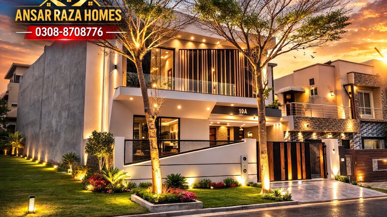 10 Marla designer luxury double unit House. Bahria Town 8 RawalPindi & Islamabad 