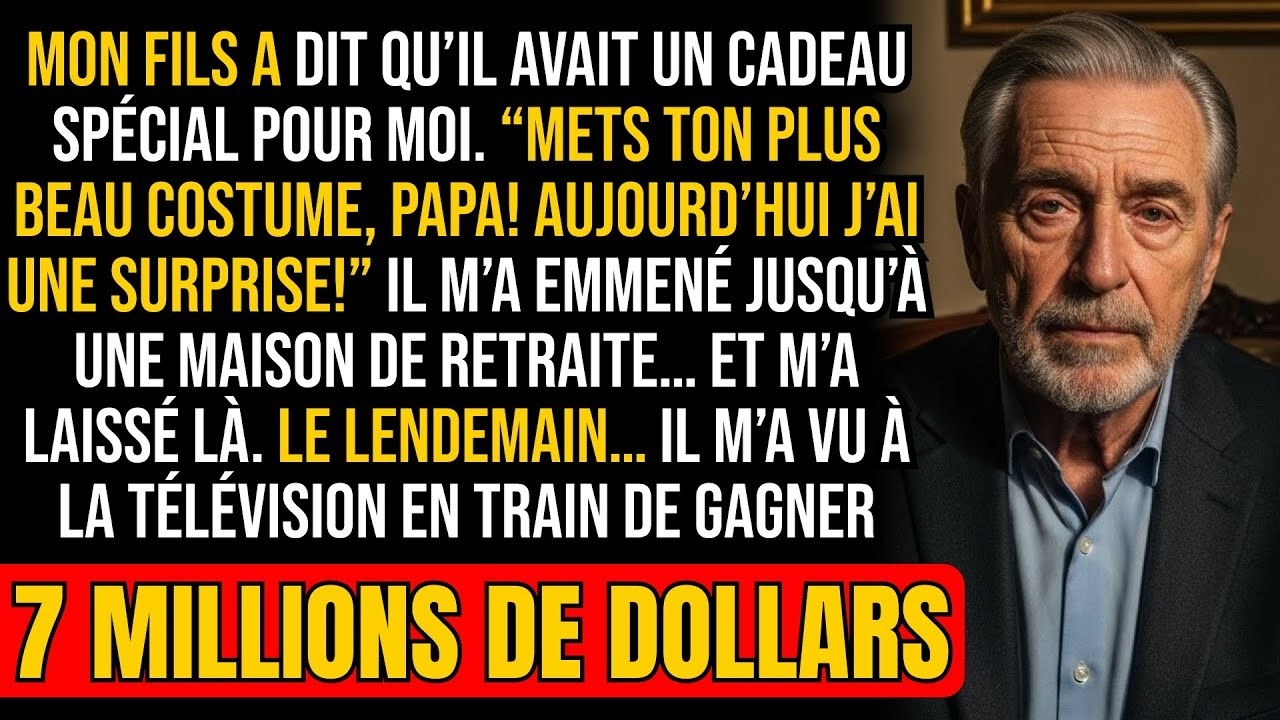 Fils m’a ABANDONÉ à Noël dans un ASILE — le lendemain je suis apparu à la TÉLÉ GAGNANT 7 MILLIONS