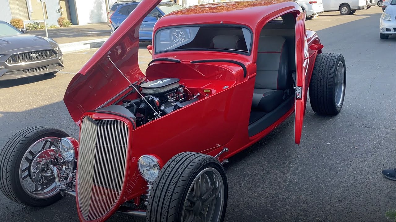 33 Ford Coupe Hot Rod crash ends in an unreal custom rebuild - 383 Stroker Powered.
