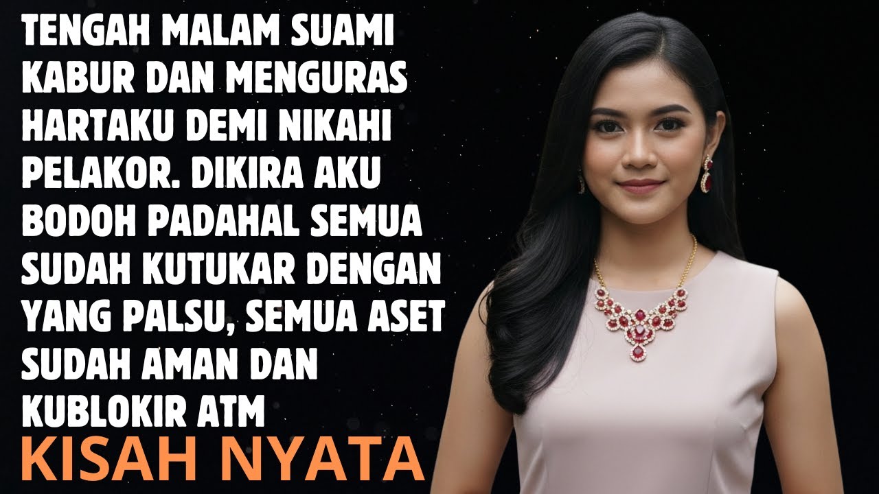 Tengah Malam Suami Kabur Kuras Hartaku Demi Nikahi Pelakor. Dia Syok Saat Tahu Semua Sudah Kuamankan