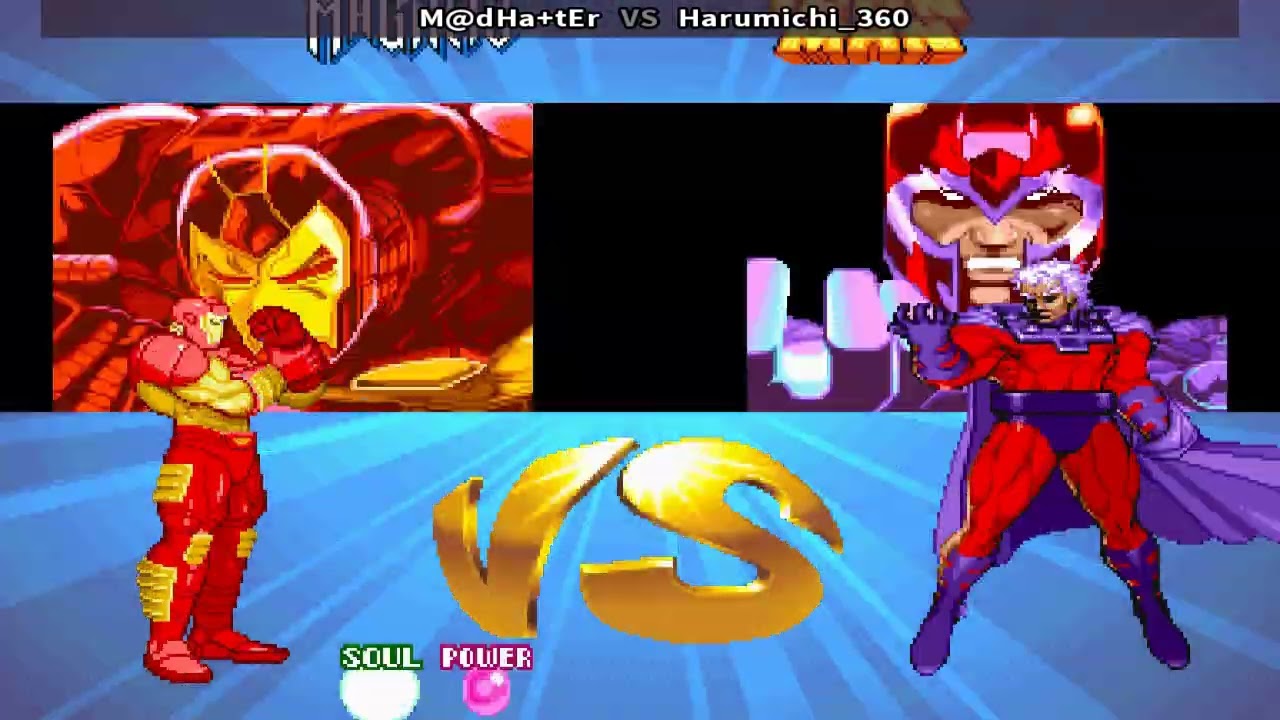 Fightcade 👊 Marvel Super Heroes 👊🏾 M@dHa+tEr 🇺🇸 Vs Harumichi_360 🇯🇵
