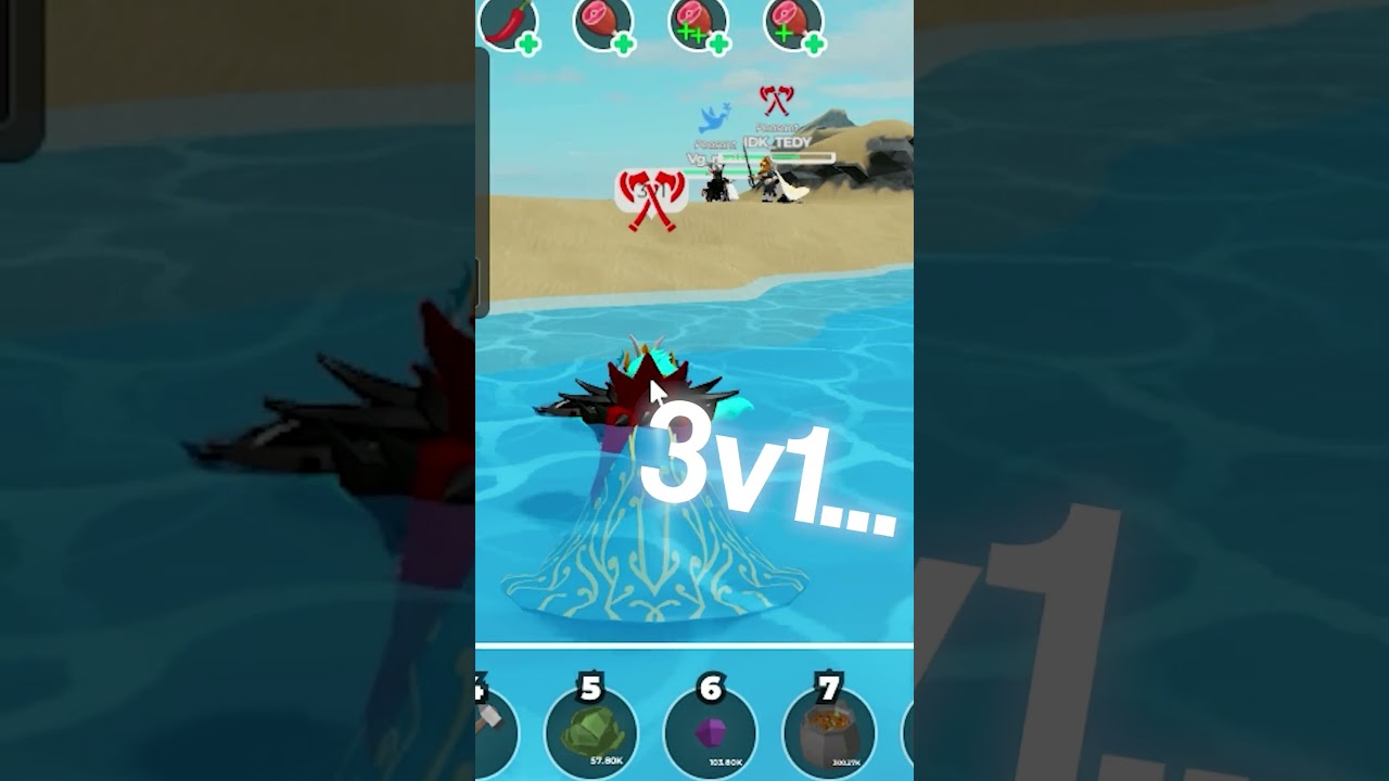 3v1... Or is it? | Roblox The Survival Game  #roblox #RobloxTheSurvivalGame #TBE #TSG