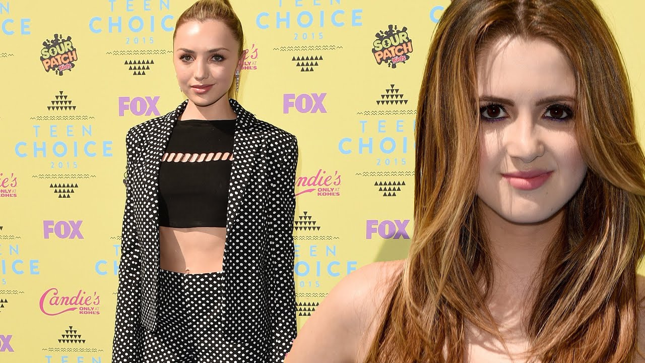 Peyton List & Laura Marano 2015 Teen Choice Awards Red Carpet STYLE