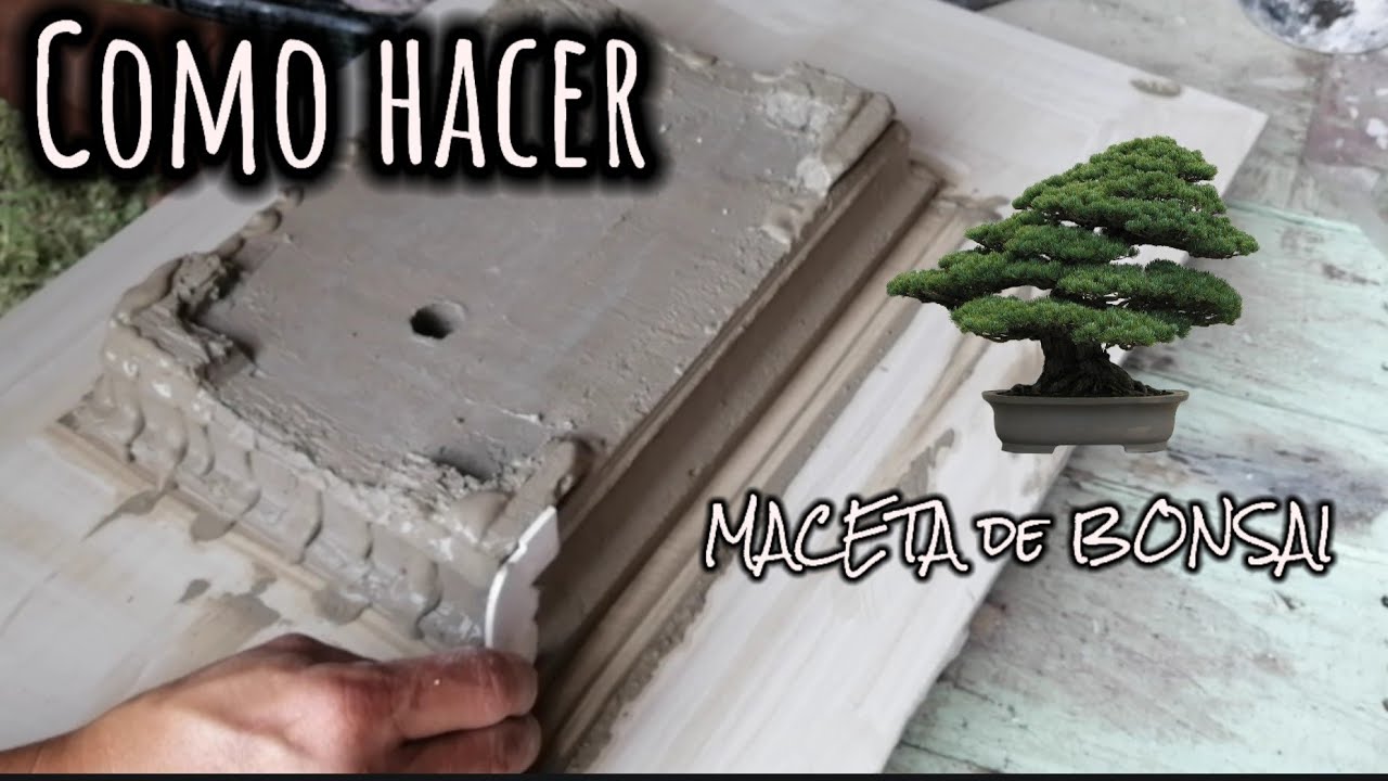 Como hacer tus Macetas para  bonsai, sin complicaciones.