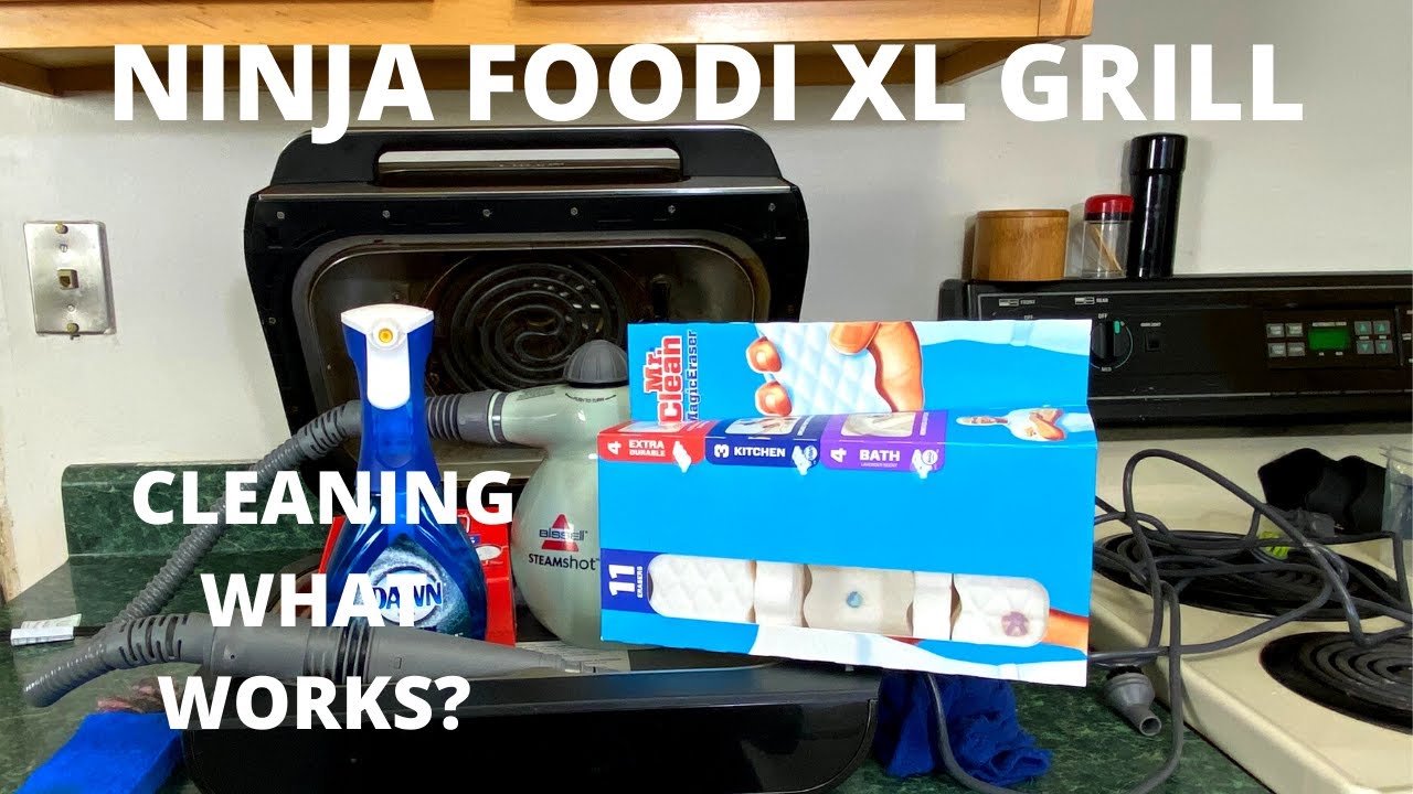 NINJA FOODI XL GRILL - Cleaning the Grill and What Products Work?