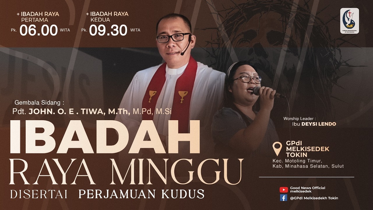 IBADAH ONLINE - IBADAH RAYA PERTAMA - Minggu, 01 MARET 2026