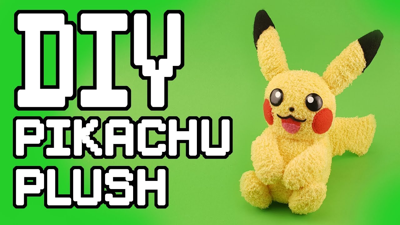 Pokemon : Pikachu Plush DIY Tutorial