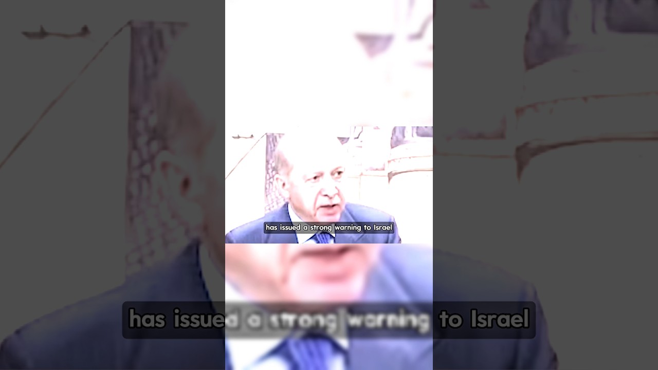 Erdoğan&rsquo;s SHOCKING Warning to Israel ⚠️ What Happens Next? #breakingnews #turkey #israel #shorts