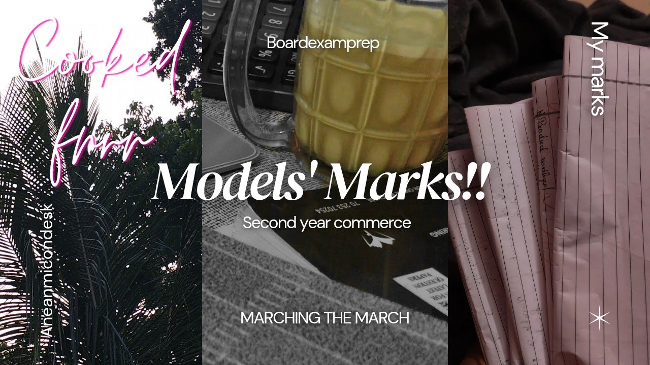 Model exams' Marks 📝+Board exam prep📚🍎#boardexamprep #commercestudent #modelexammarks