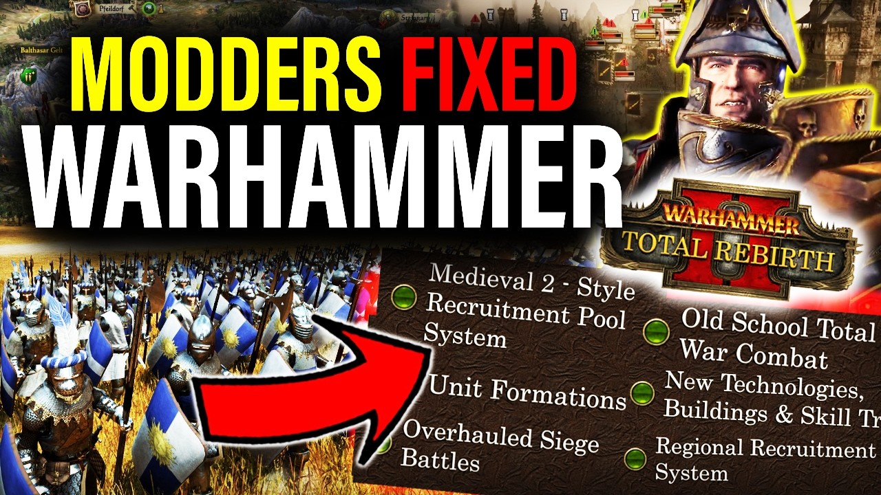 Этот НОВЫЙ мод наконец-то делает Warhammer похожим на оригинальную Total War.