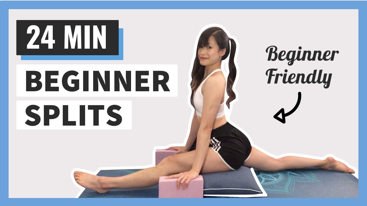 Beginner FRONT SPLIT - For INFLEXIBLE People! (Follow Along)