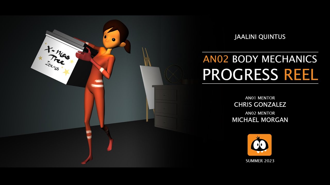AN02 Body Mechanics Progress Reel | Animation Mentor