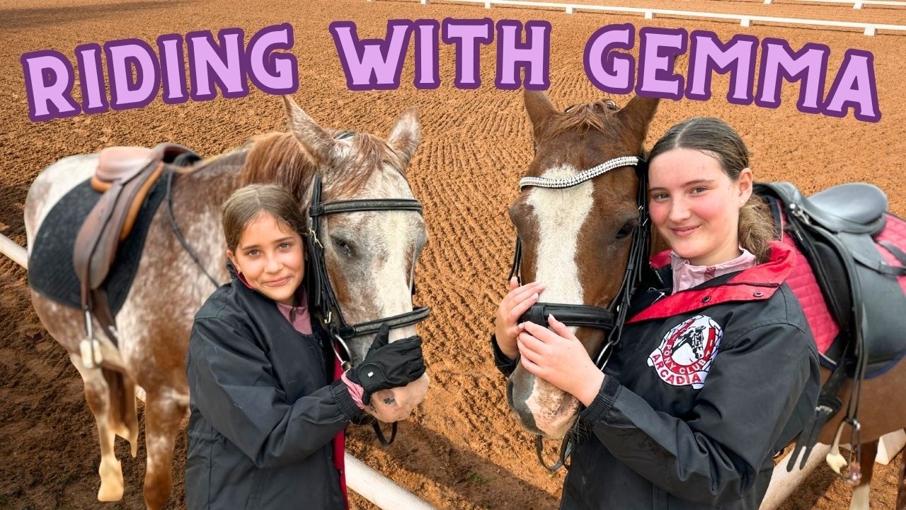 RIDING WITH MY FRIEND GEMMA🐴💕