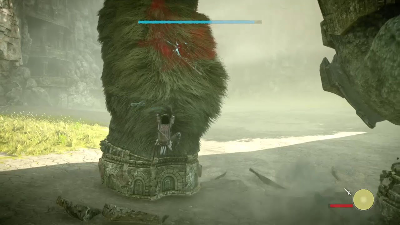 Shadow of the Colossus 1st Colossus fight JUMP STAB