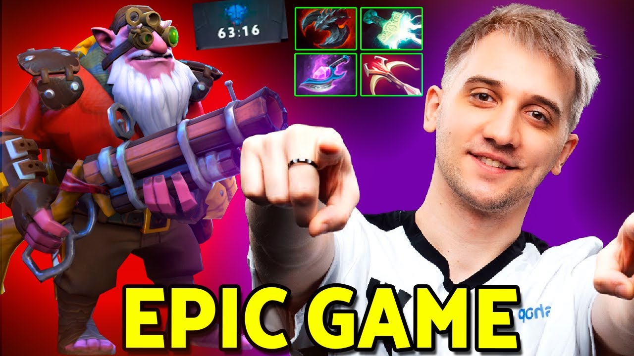 Arteezy EPIC 63 Min GAME! (ALMOST throws)