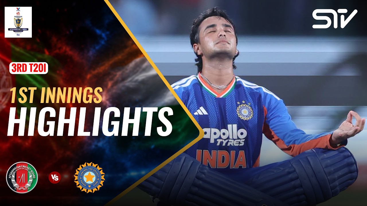 1st Innings Highlights | Afghanistan vs India | Match 03 | T20I Series 2026 | ACB | M9N1K