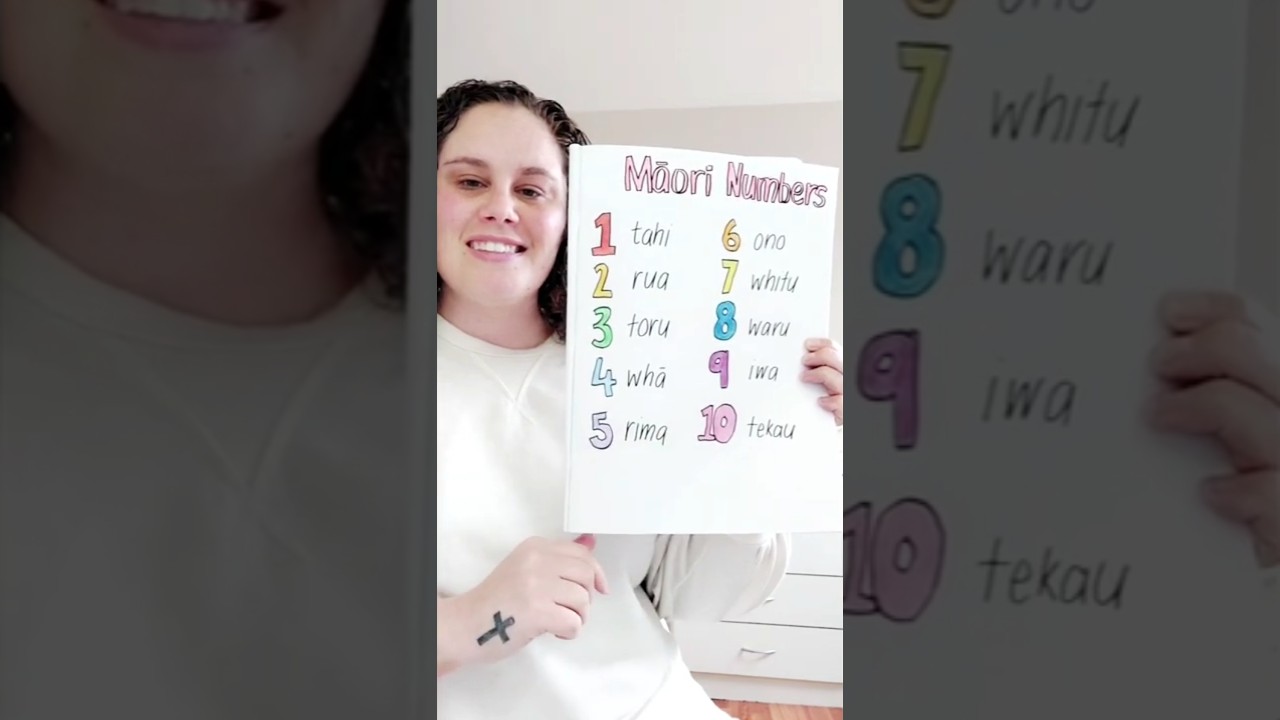 Learn the Maori Numbers - Maori Language Week 2021