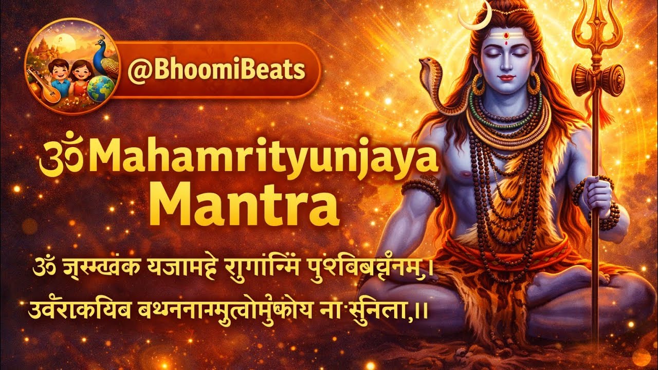 Mahamrityunjaya MantraChant for health, peace, protection & inner strength 🙏✨
