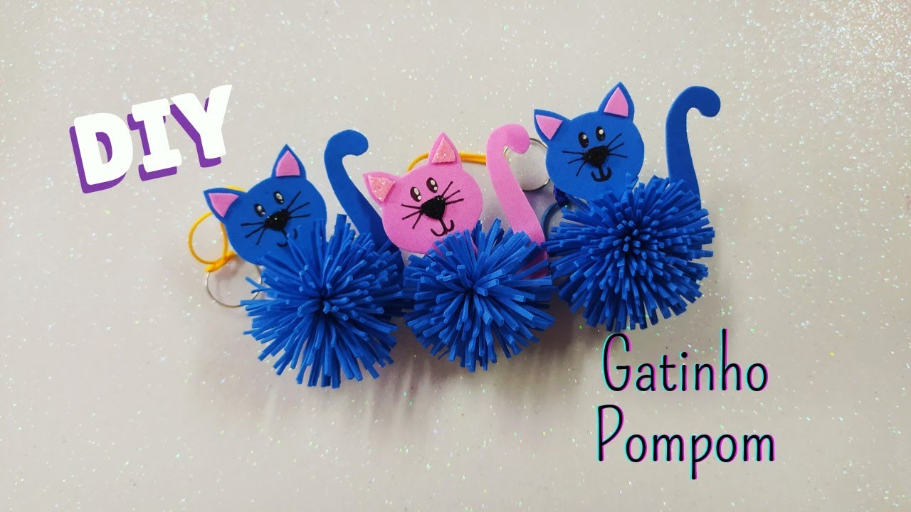 Gatinho pompom de Eva