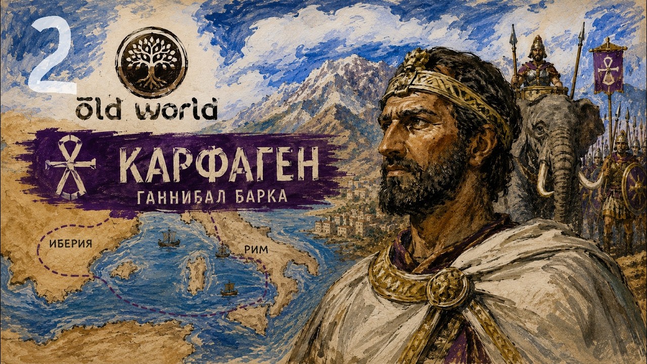 Old World. Максимальная сложность. Карфаген. Ганнибал.ч2