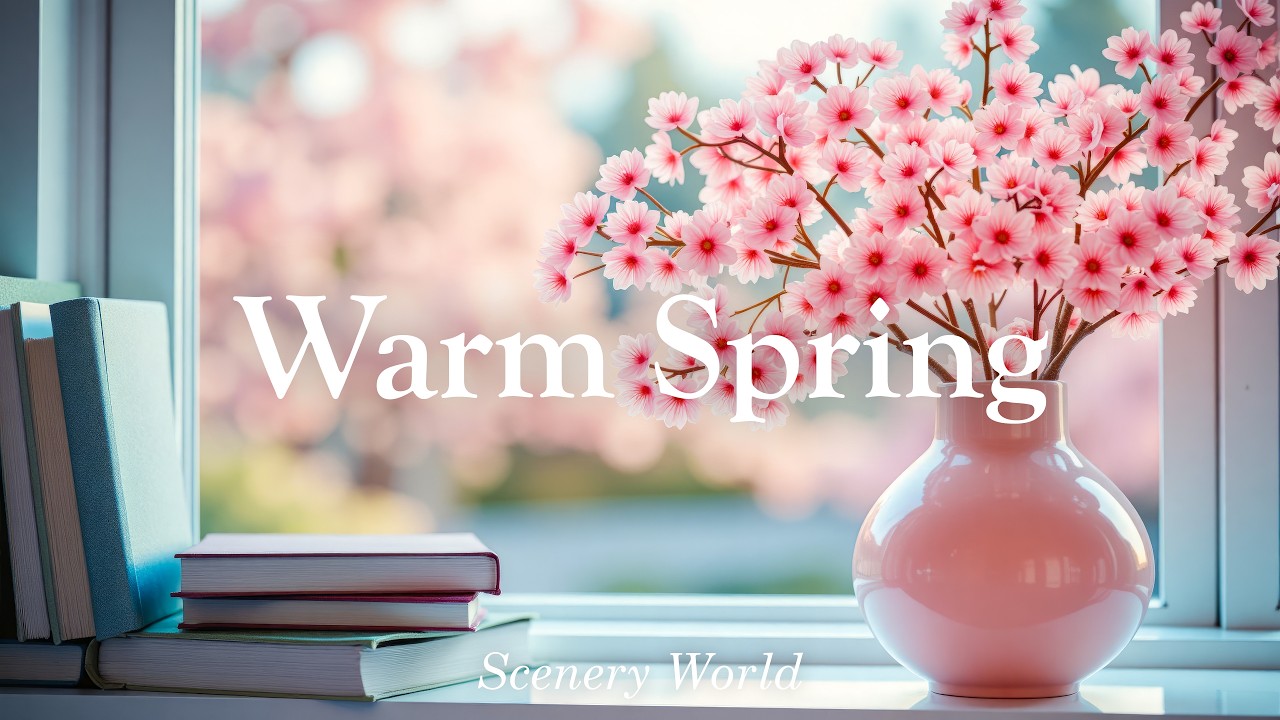 봄날 하루 종일 듣기 좋은 피아노 연주 모음 🌸 따뜻한 감성을 채우는 음악 - Warm Spring | Scenery World