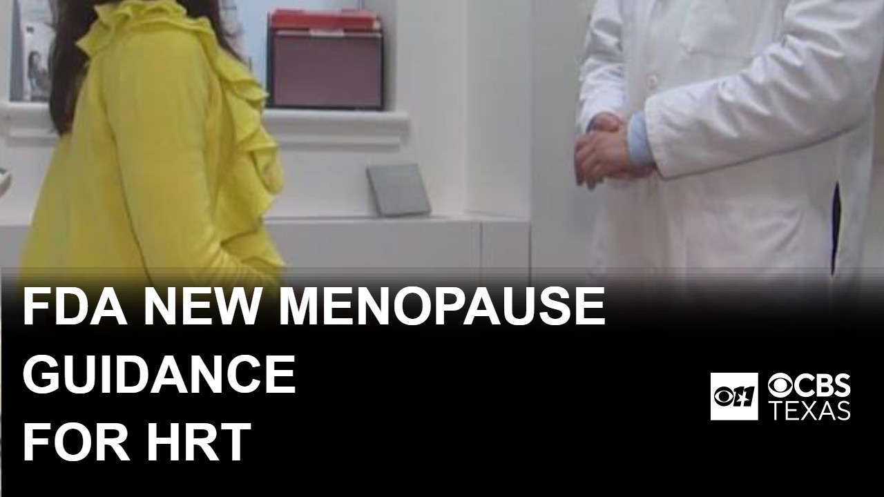 HRT gets new attention as FDA changes menopause warning guidance