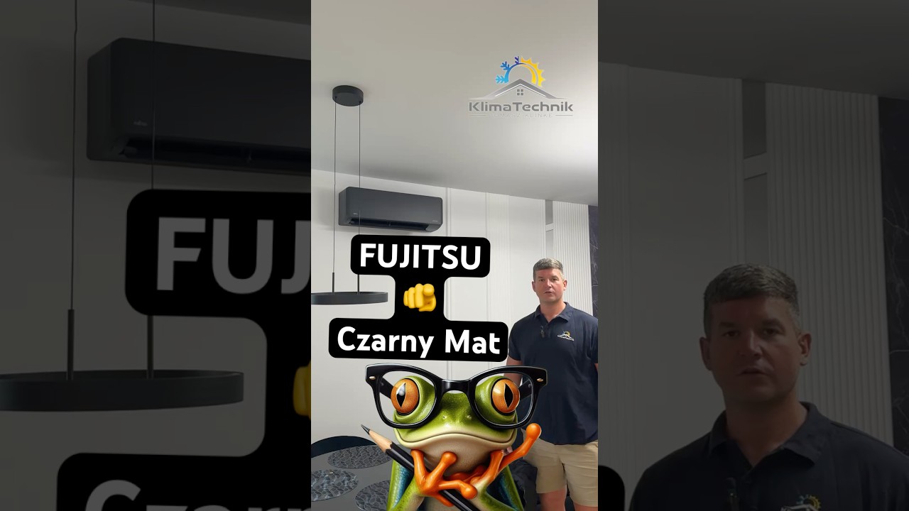 FUJITSU KMCG-B Czarny Mat - Zobacz jak wygląda | KlimaTechnik Tomasz Klinke Gubin | ☎️ 888 885 565