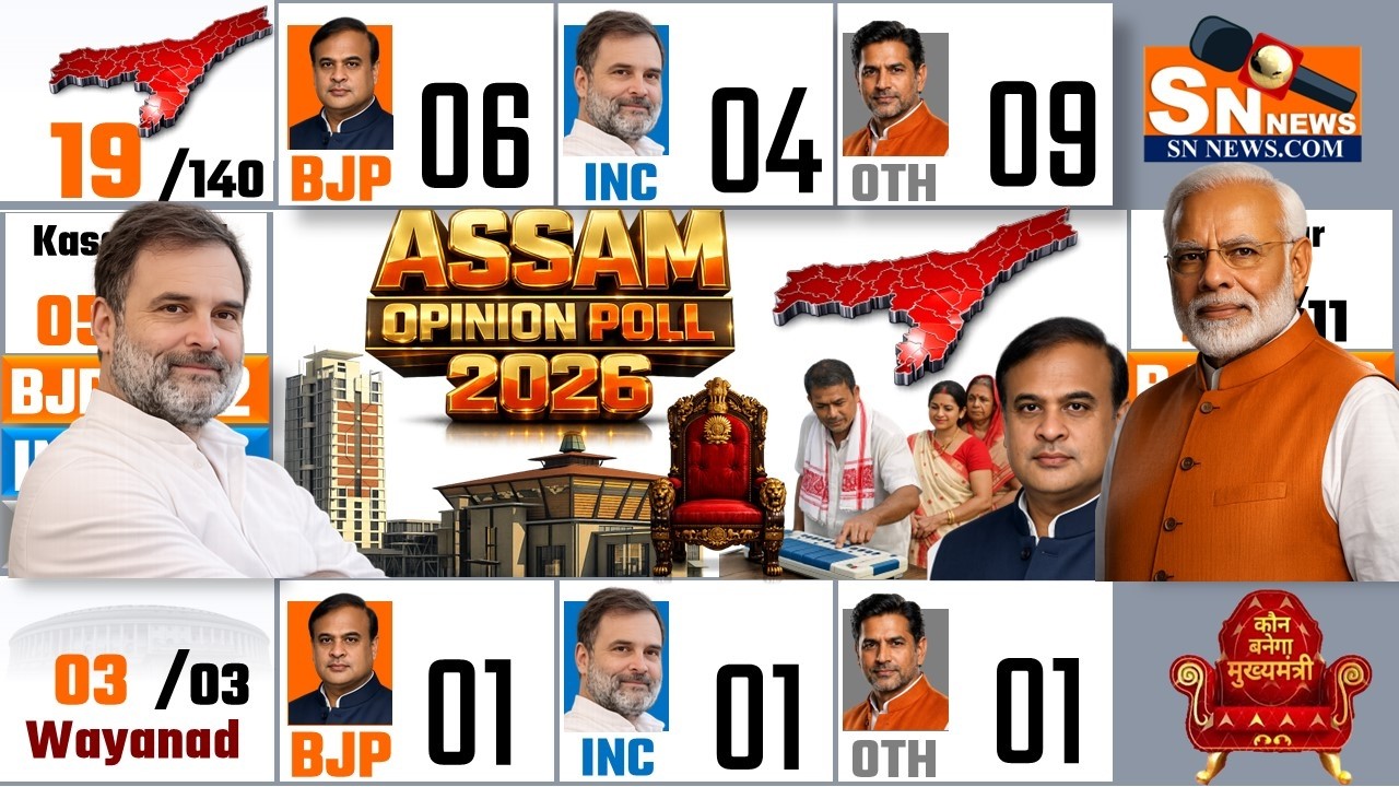 Assam Assembly Election 2026 | Opinion Poll Reveals Political Mood | BJP vs Congress