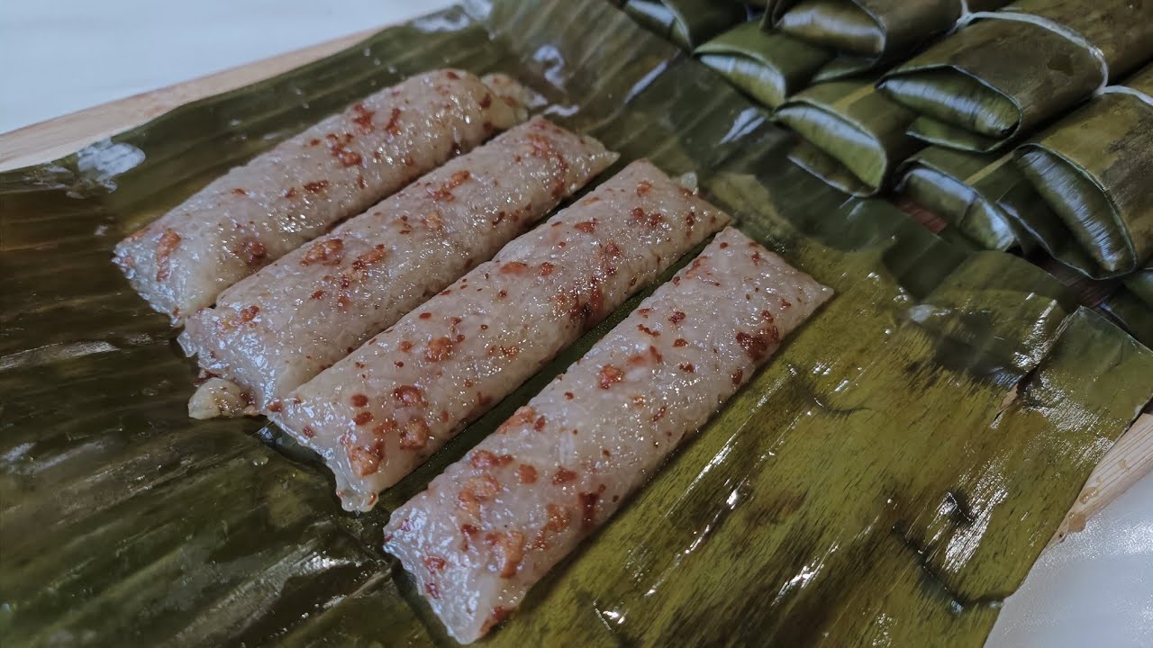 Ganito ang gawin mo sa malagkit na bigas para sa napakasarap na Suman Inatata recipe
