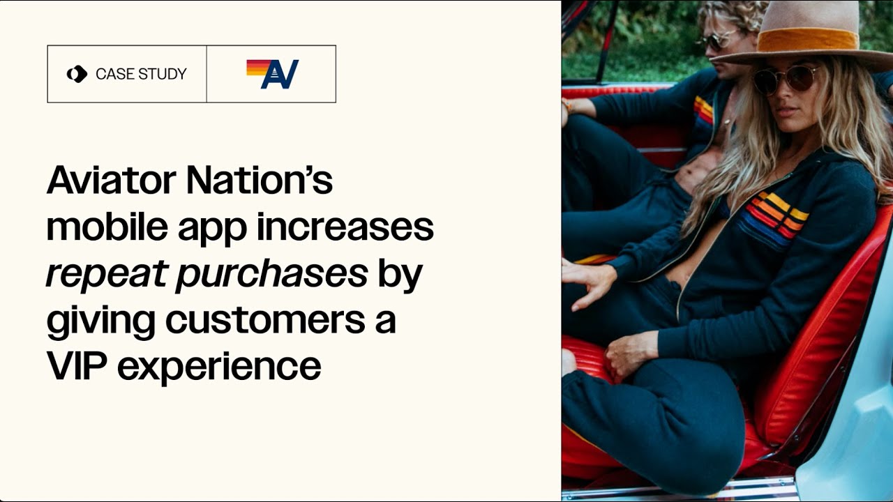 Aviator Nation's mobile app increases repeat purchases