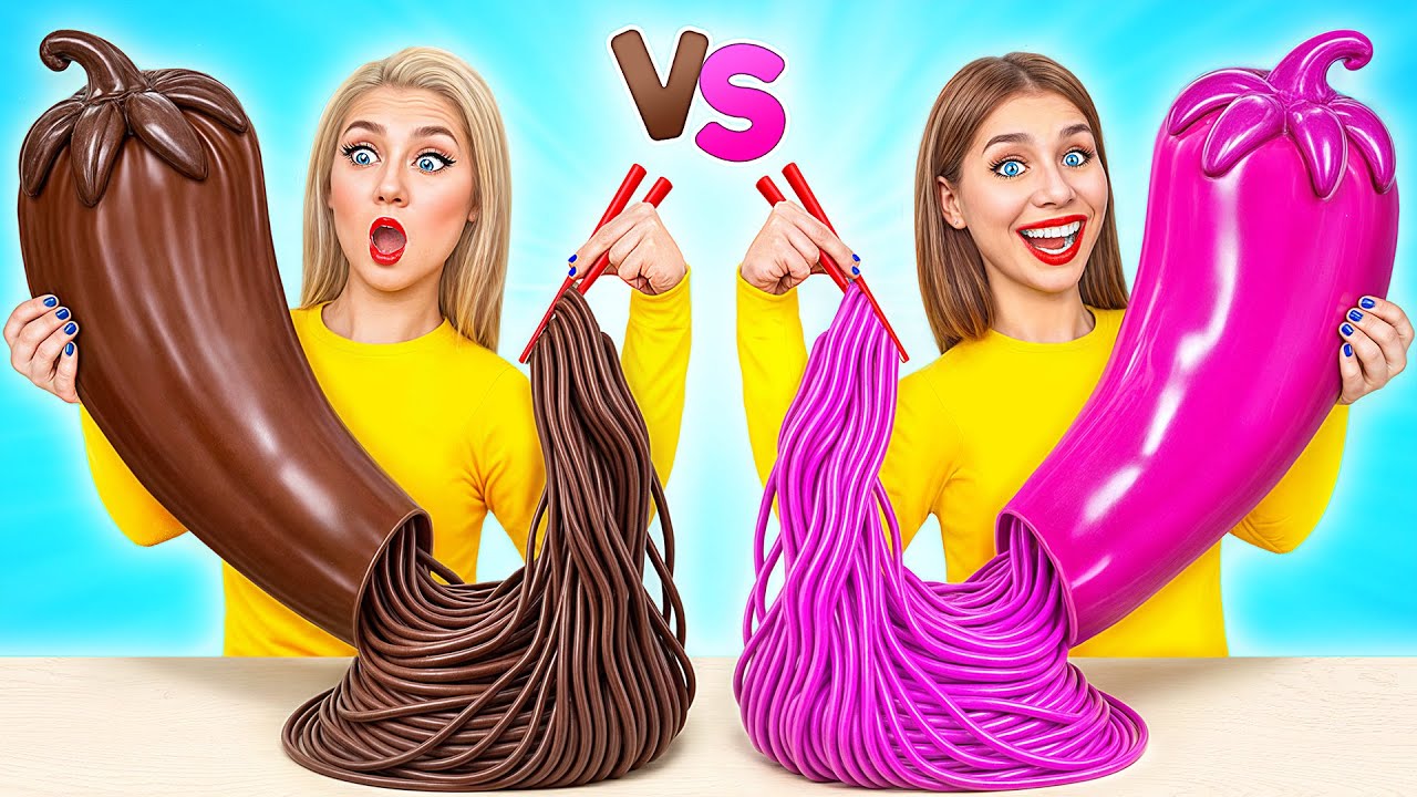 Жевательная Резинка vs Шоколадная Еда Челлендж | Фантастические Кухонные Рецепты Multi DO Challenge