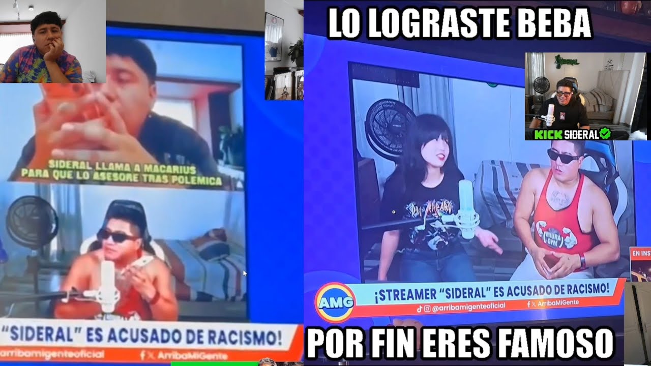 MACARIUS  REACCIONA A SIDERAL EN LAS NOTICIAS - SIDERAL REACCIONA