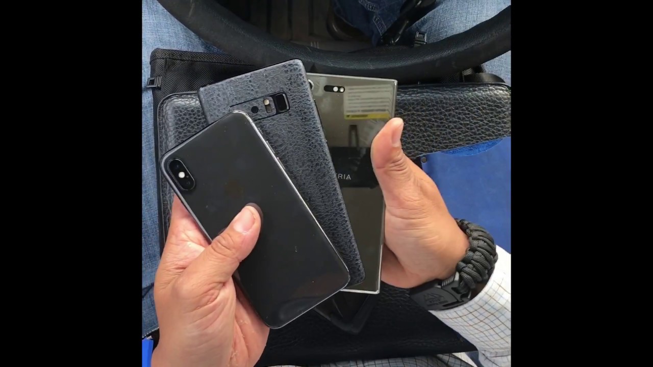iPhone X First Look Vs Galaxy Note 8 & Sony Xperia XZ Premium