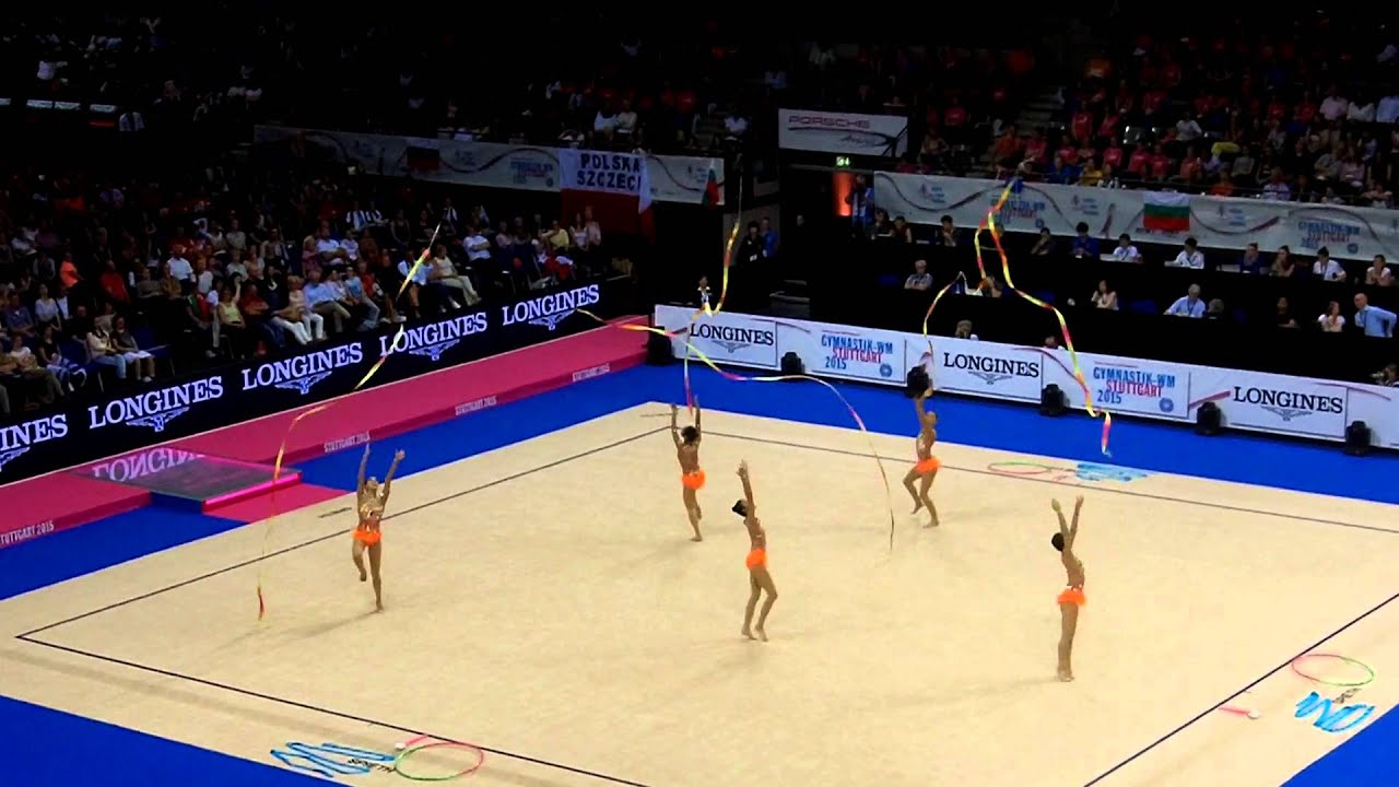 Championnats du Monde Gymnastique Rythmique Stuttgart 12 septembre 2015 Corée Rubans