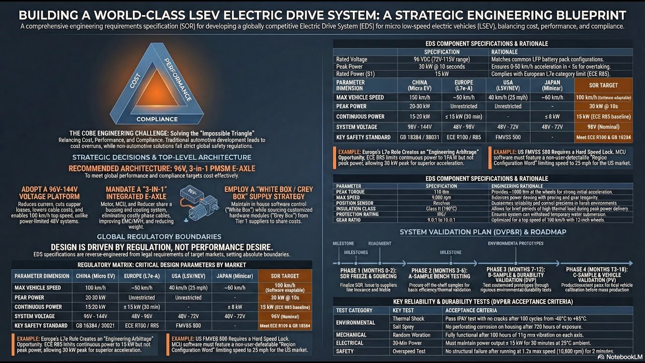 Micro EV / LSEV _ Electric Drive System (EDS) (Podcast)