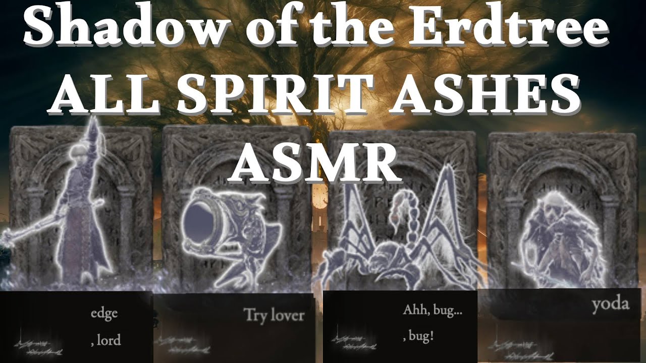 Shadow of the Erdtree Spirit Ash Lore | Elden Ring ASMR