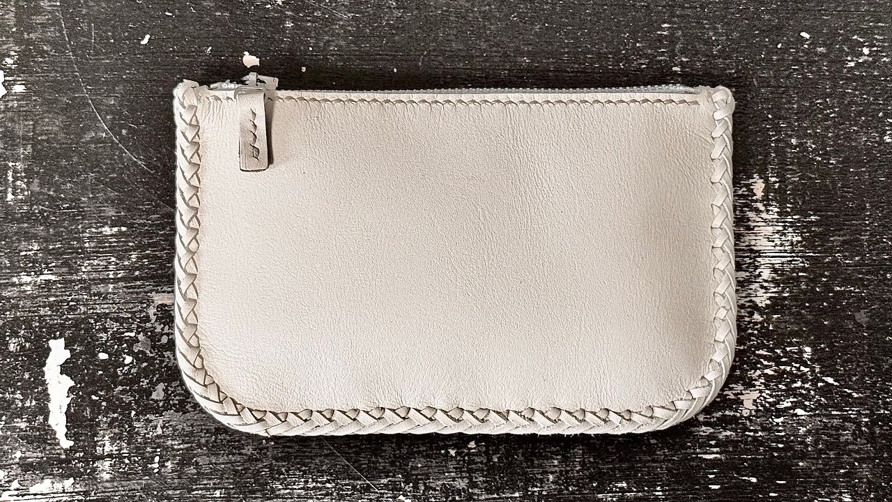 Round Braiding Leather Cord | How to Round Braid Leather Lacing for Pouches & Bags