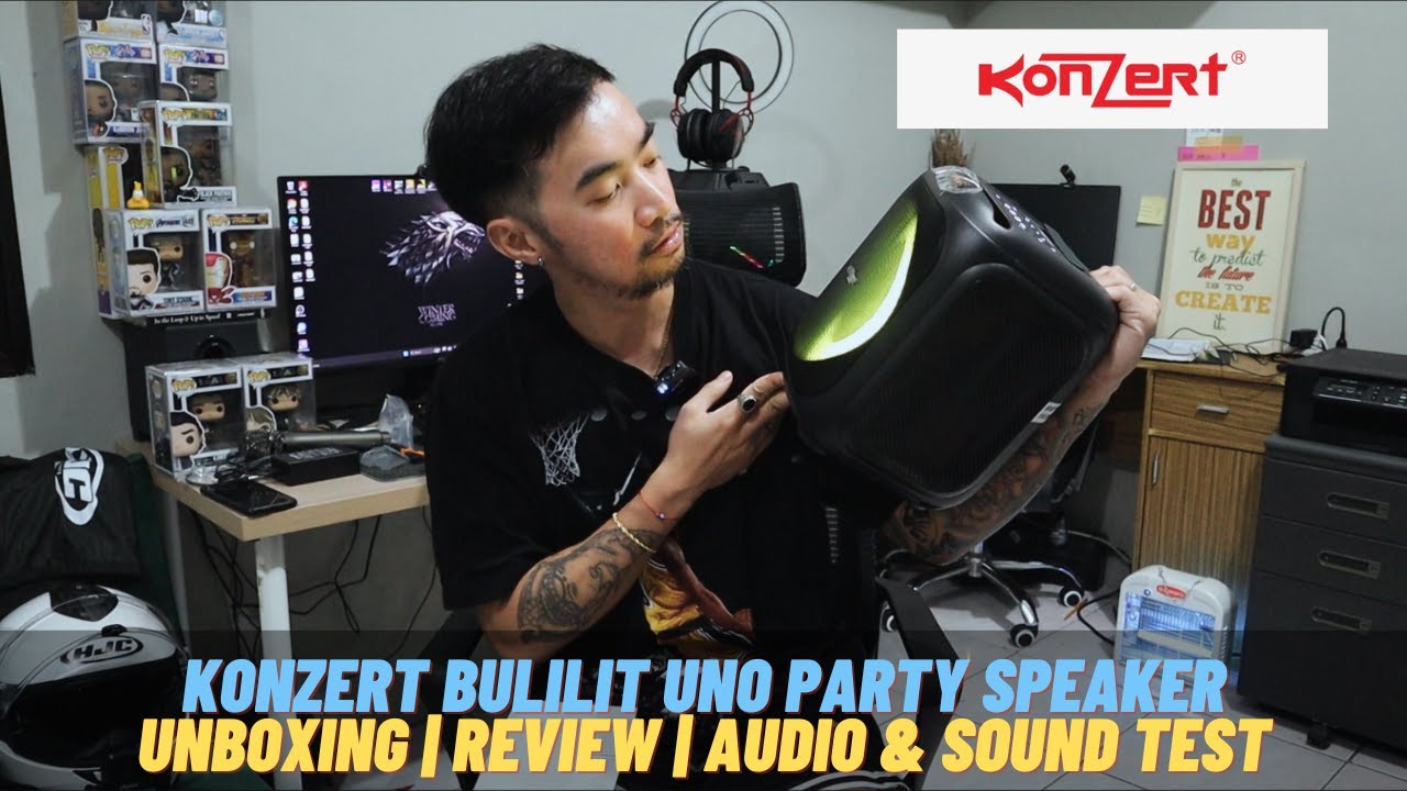 KONZERT BULILIT UNO!  Portable Party Speaker | Unboxing, Review, Audio Test Sample Bluetooth Speaker