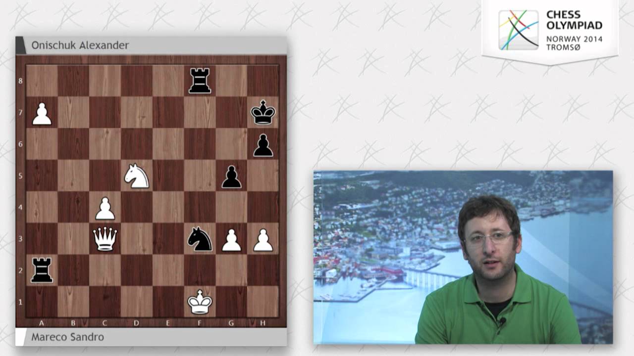 Ruben Felgaer featured on the Olympiad webcast - Round 10