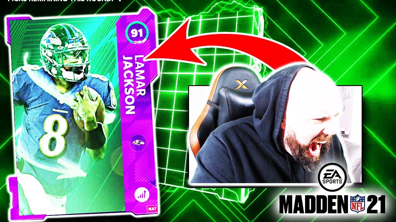 THE FIRST PROMO! WE GOT 90 OVERALL LAMAR JACKSON! [MADDEN 21]